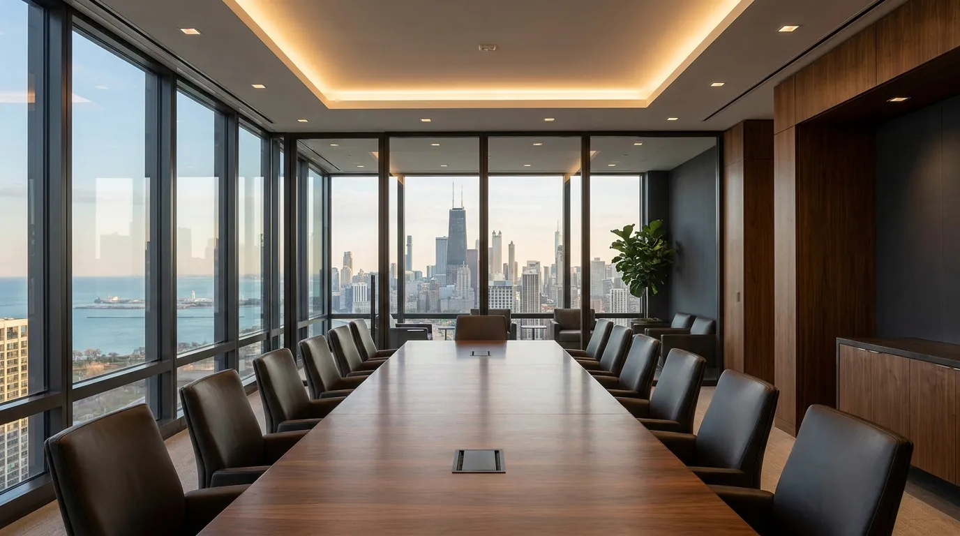 Anderson Legal Partners office overlooking Chicago